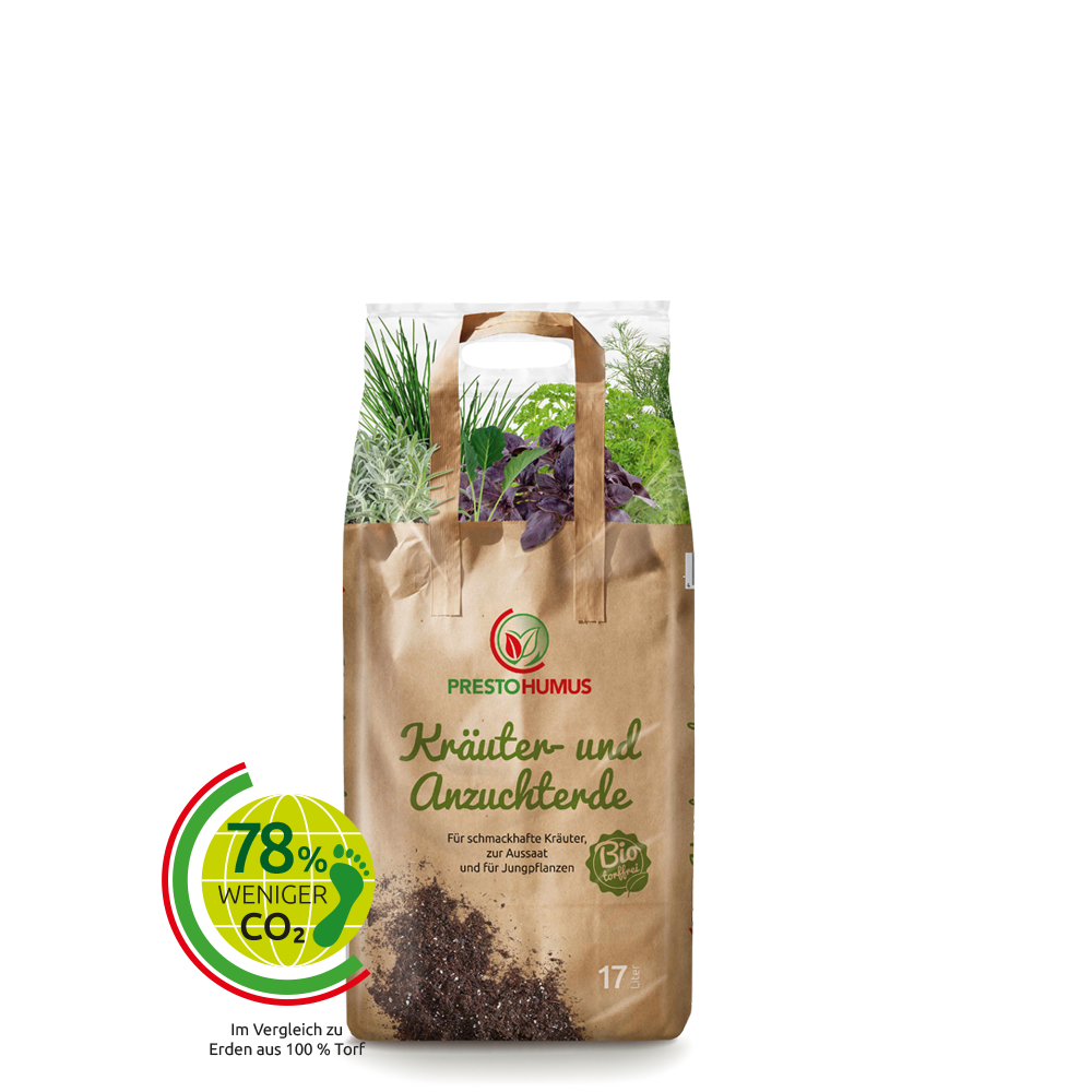 Bio-Kräuter- und Anzuchterde, torffrei 17l